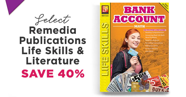 Select Remedia Publications Life Skills & Literature - Save 40%