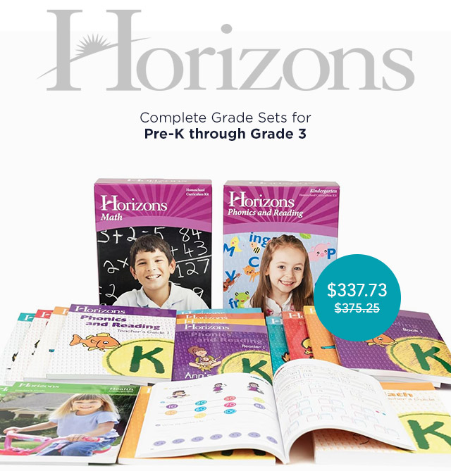 Horizons | Complete Grade Sets for Pre-K through Grade 3