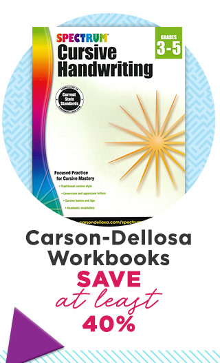 Carson-Dellosa Workbooks - Save at Least 40%