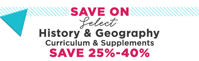 Save on Select History & Geography - Save 25%-40%