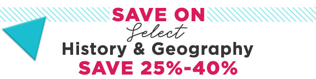 Save on Select History & Geography - Save 25%-40%