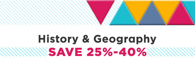 History & Geography - Save 25%-40%