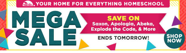 Mega Homeschool Sale Ends Tomorrow