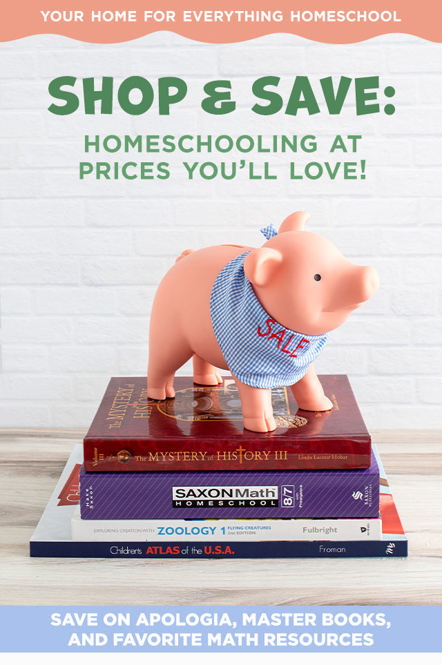 Your home for everything homeschool, Shop and save, Homeschooling at prices you'll love, save on apologia, master books and favorite math resources