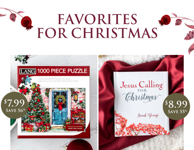 Favorites for Christmas | 1,000 piece puzzle and Jesus Calling for Christmas