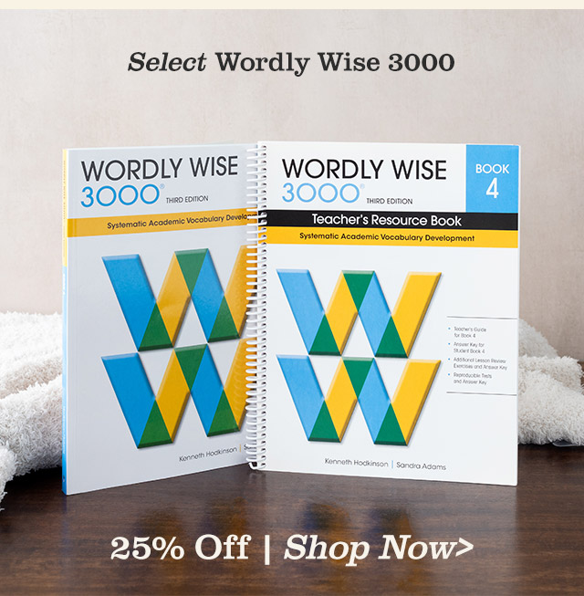 Select Wordly Wise 3000 | 25% Off