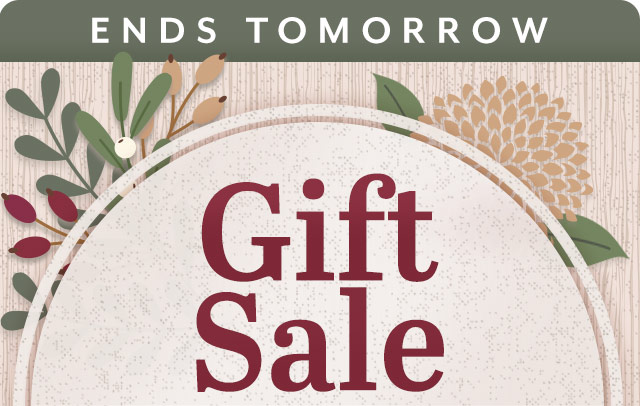 Ends Tomorrow - Gift Sale - Over 400 deals up to 85% Thru 10/6