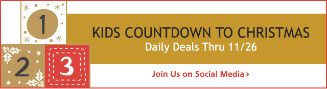 Kids Countdown to Christmas - Daily Deals Thru 11/26