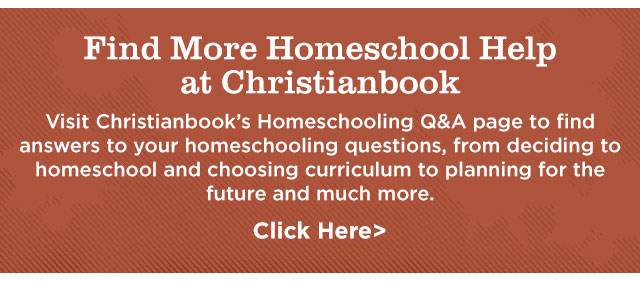 Visit Christianbookâ€™s Homeschooling Q&A page to find answers to your homeschooling questions, from deciding to homeschool and choosing curriculum to planning for the future and much more.